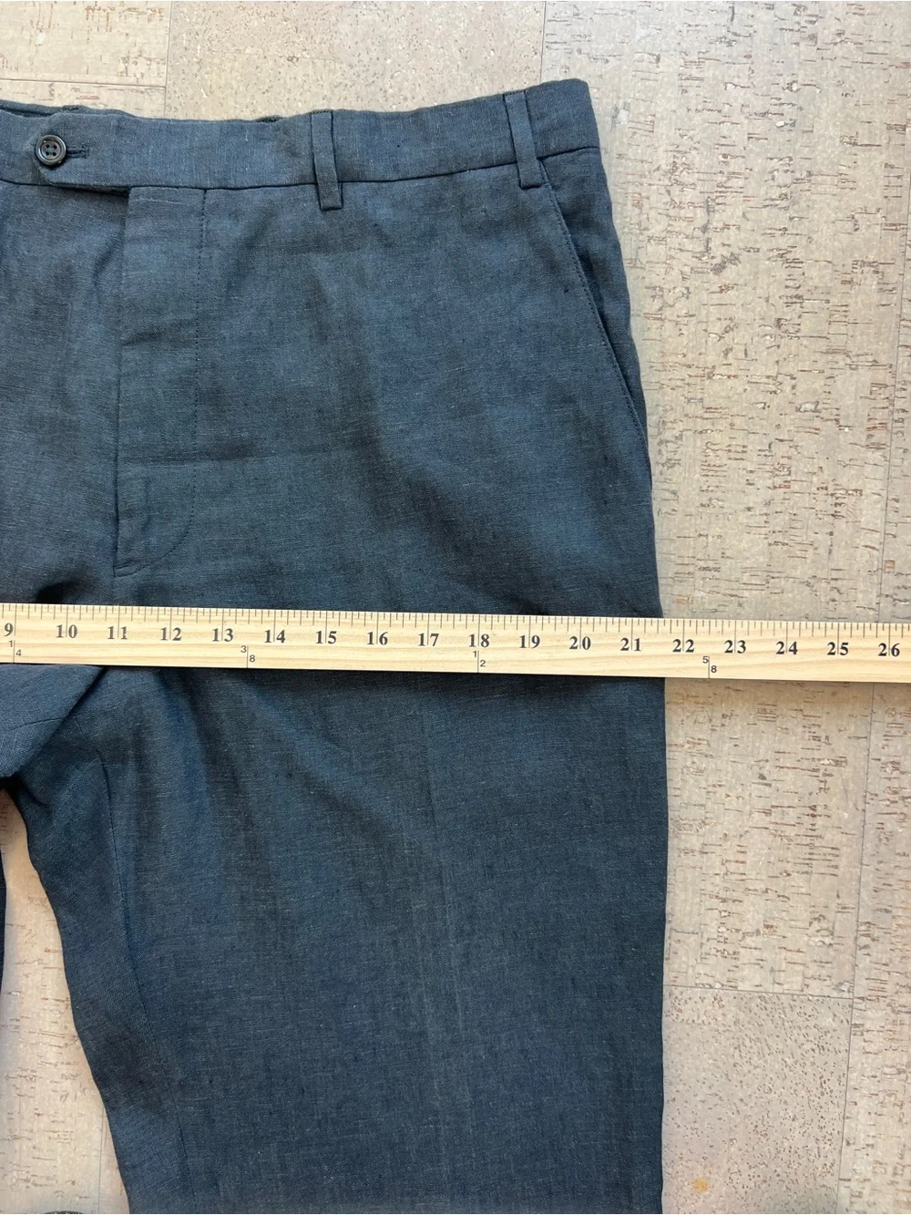 Armani Collezioni Men’s Navy Dress Pants Trousers 36R Made in Italy